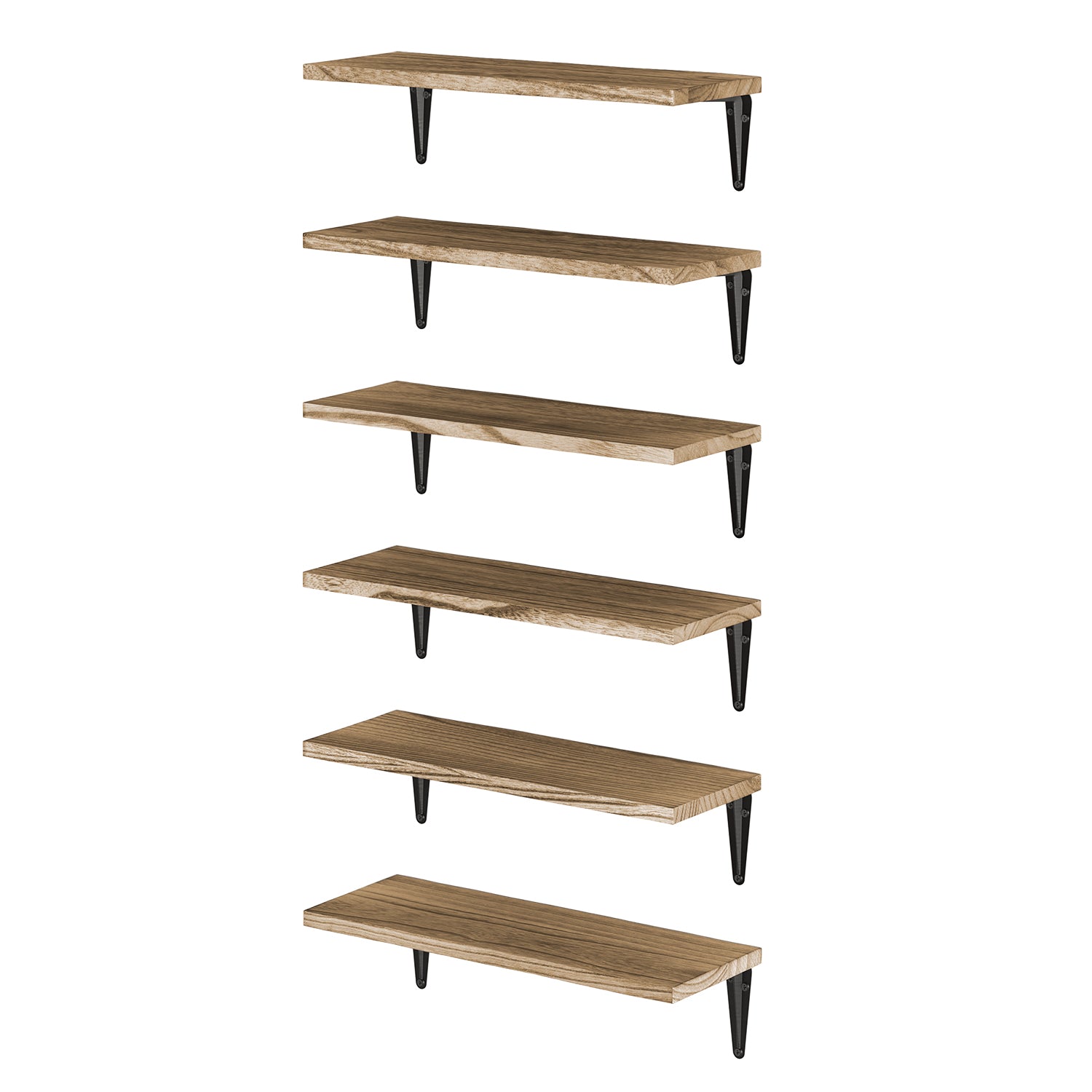 ARRAS 17” Kitchen Floating Shelves and Spice Rack Wall Mount – Set