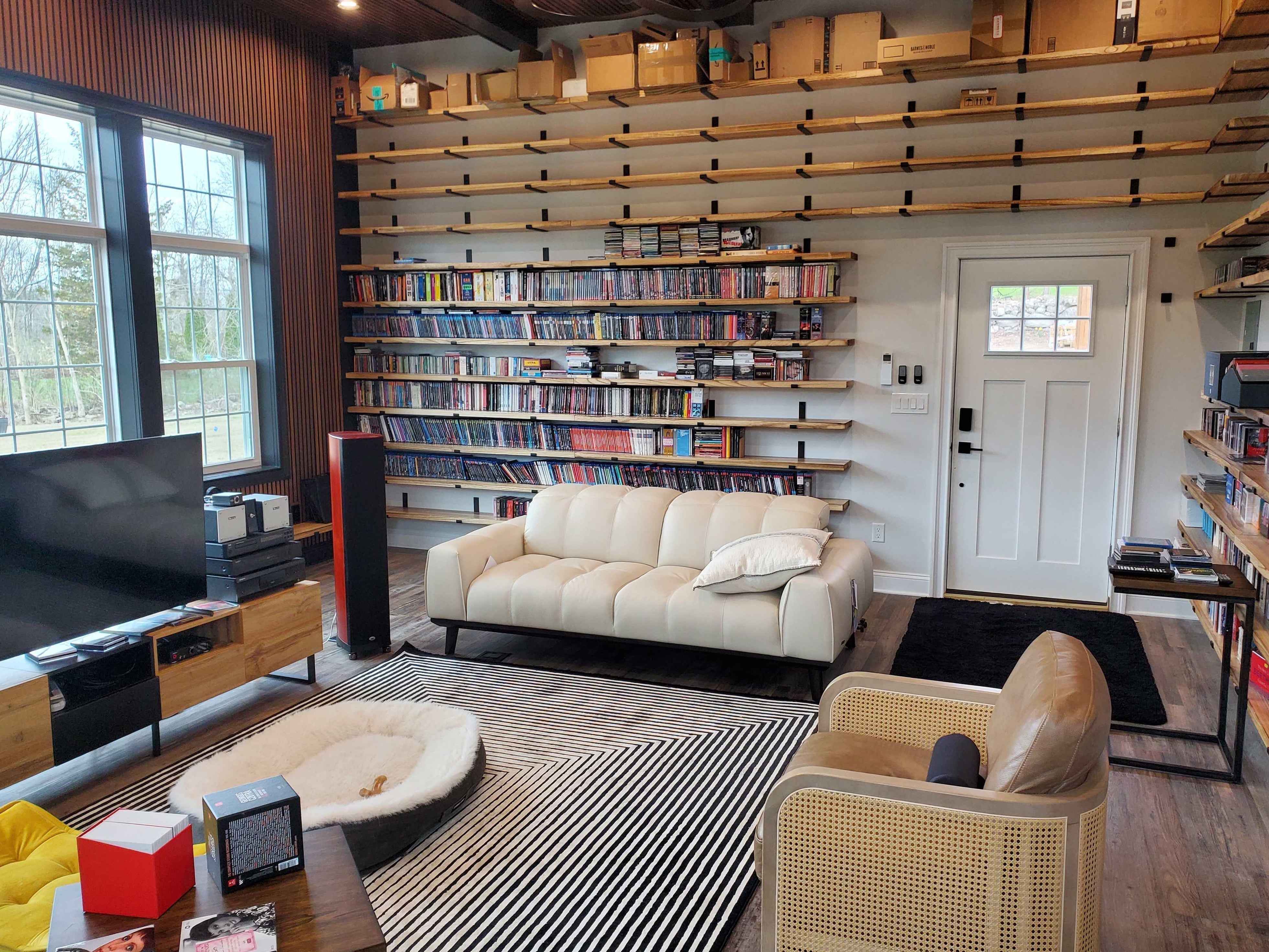 How One Customer Turned His Upstate New York Home into a Designer’s Dream with Our Forte Series Shelves