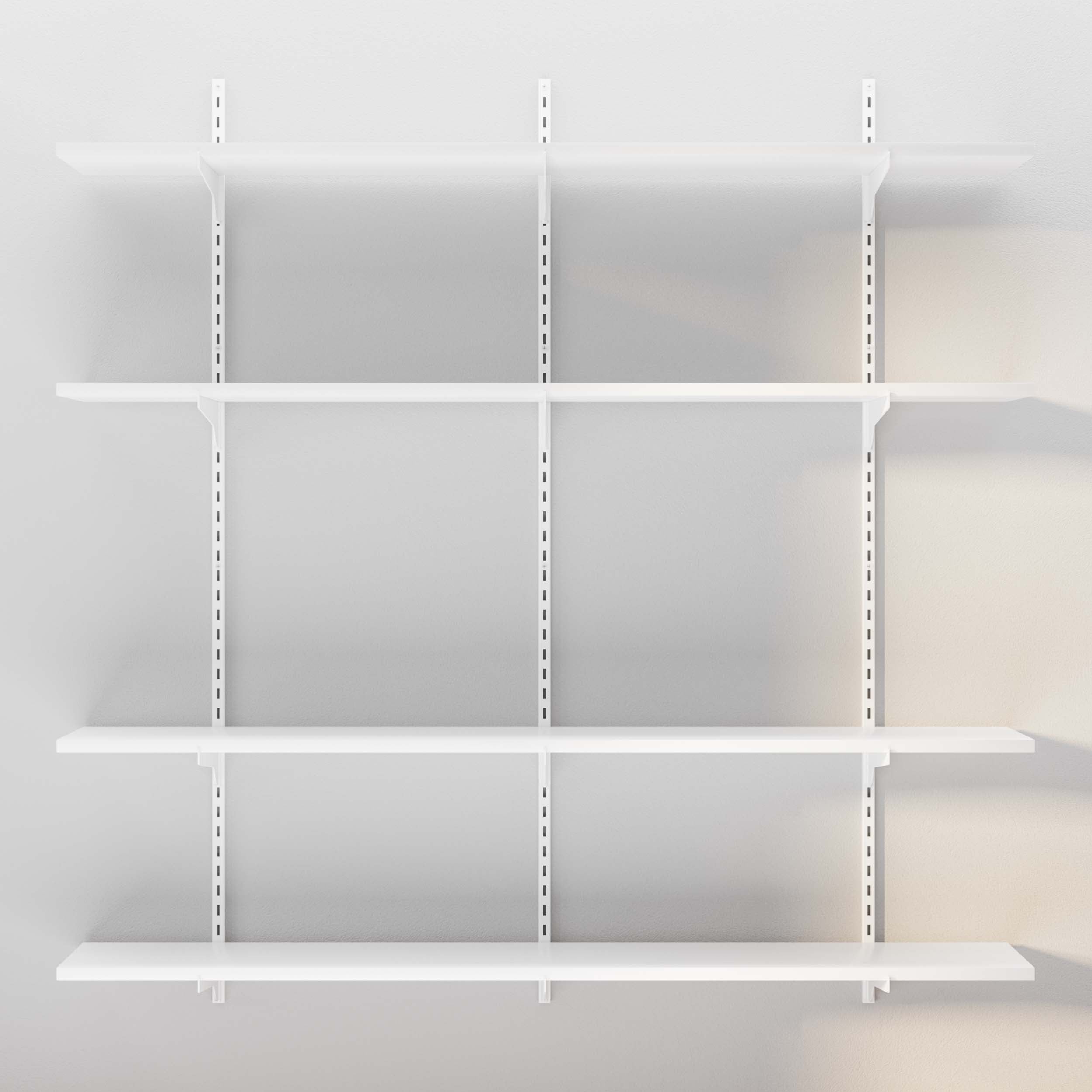 White hanging shelf unit discount