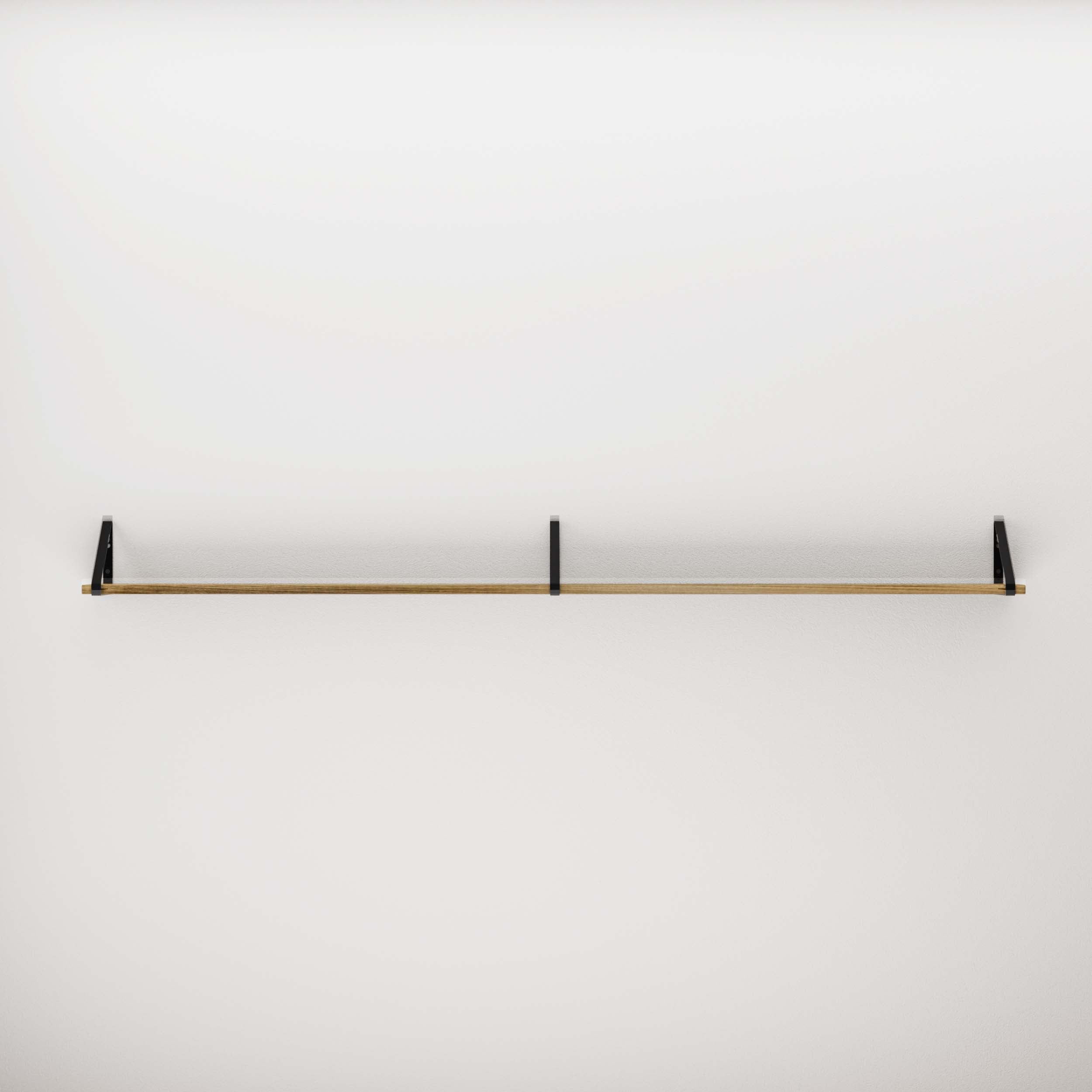 Empty heavy duty shelf against a white backdrop, emphasizing its sleek and modern design.