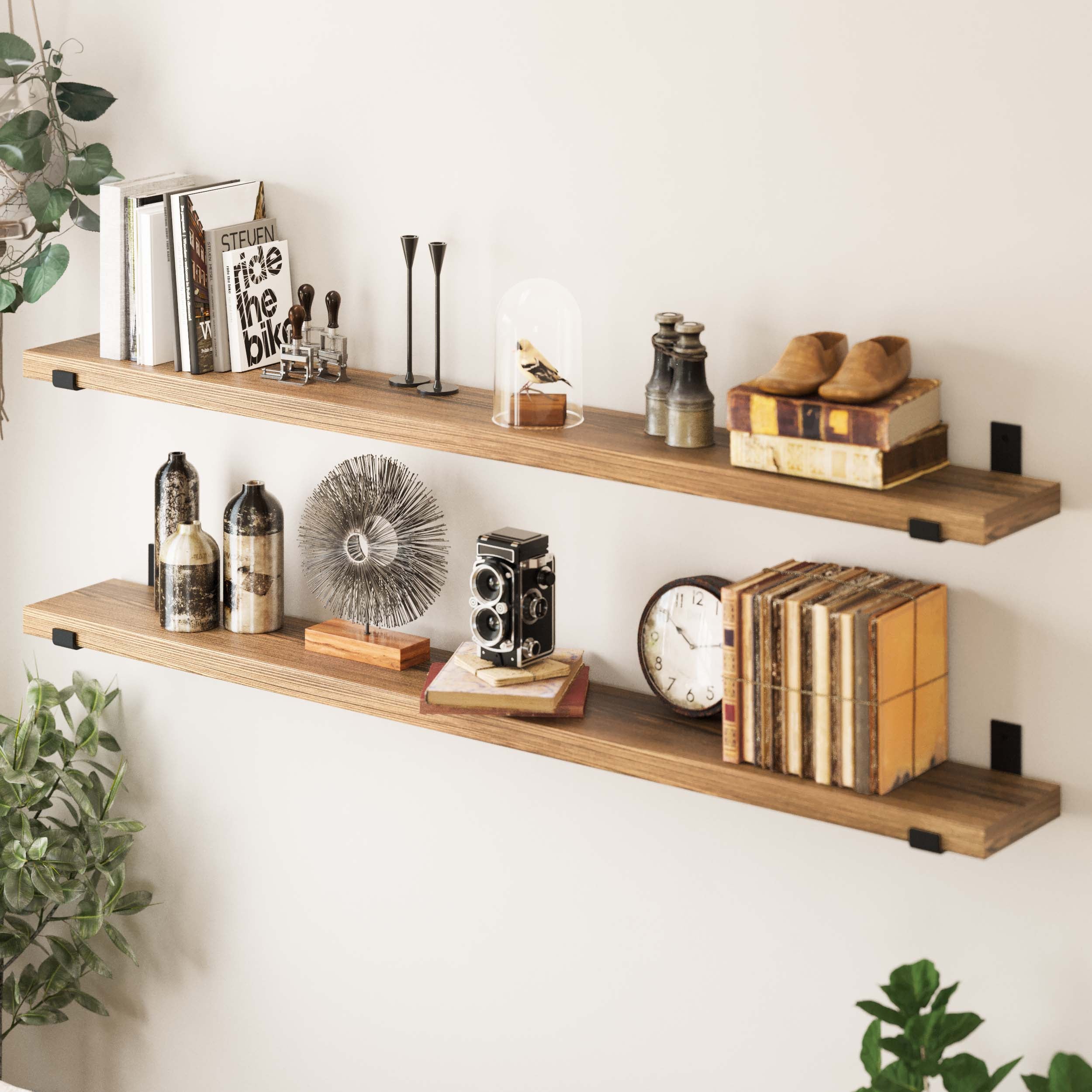 Floating shelf display discount
