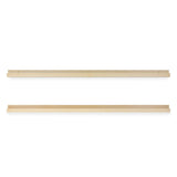 DENVER Floating Shelves and Picture Ledge for Living Room Decor – 36” x 3.6" – Set of 2 – Natural - Wallniture
