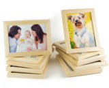 WOODALPS 4" x 6" Wooden Picture Frame - Set of 10 - Wallniture
