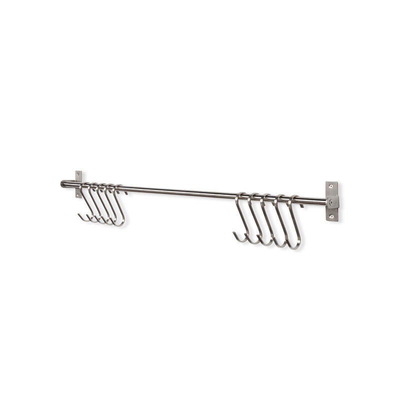 LYON Kitchen Utensil Holder with 10 S Hooks for Hanging – 23.25” Lengt –  Wallniture