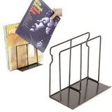 POCHE Tablet Stand Vinyl Rack File and Magazine Holder – Set of 2 – Black - Wallniture