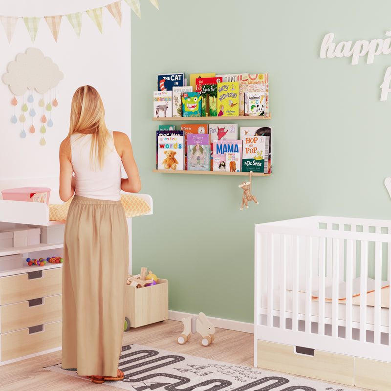 Unique Nursery Shelving Design Ideas