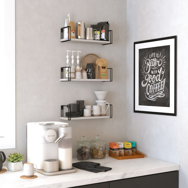 17 Kitchen Hanging Shelves ideas