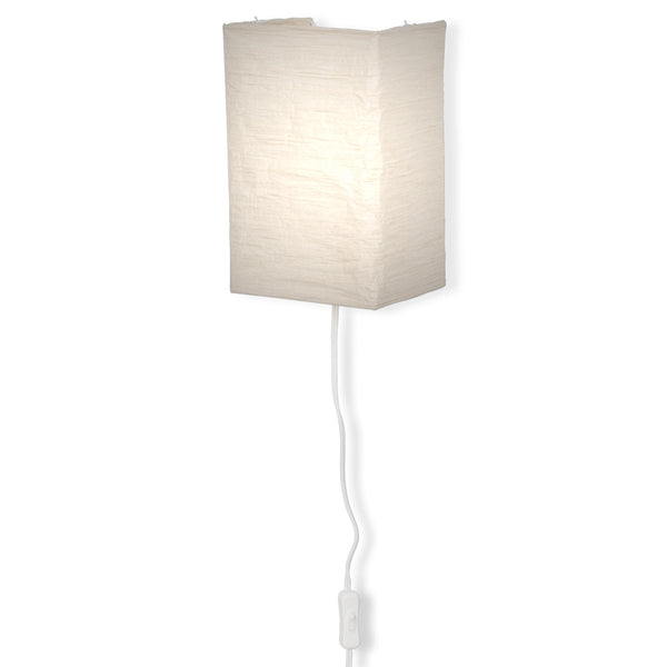 LUXIAN Asian Wall Lamp with Toggle Switch - Set of 1, or 2 - Cream - Wallniture