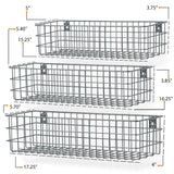 KANSAS Wire Basket for Bathroom Decor Wall Mounted Bathroom Organizer –  Wallniture