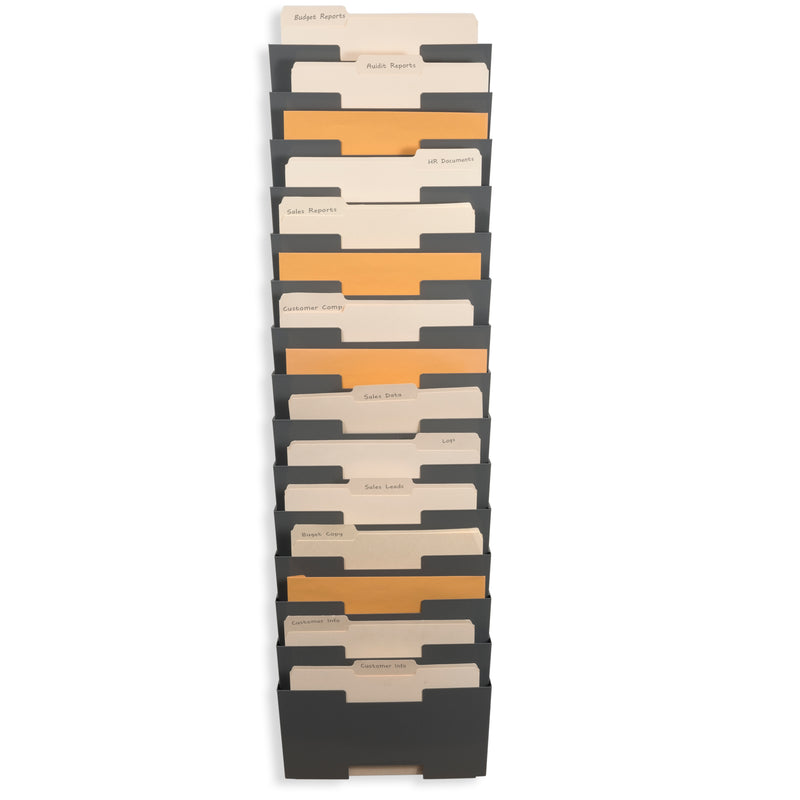 Vertical File Display Vertical Wall File Organizer