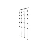CORDONE 4 Wire Picture Hanging Kit, Hanging Collage Picture Display with 20 Clips – Black - Wallniture