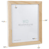 WOODALPS Wooden Picture Frames, 8" x 10" Picture Frame Set – 6 Pieces – Unpainted - Wallniture