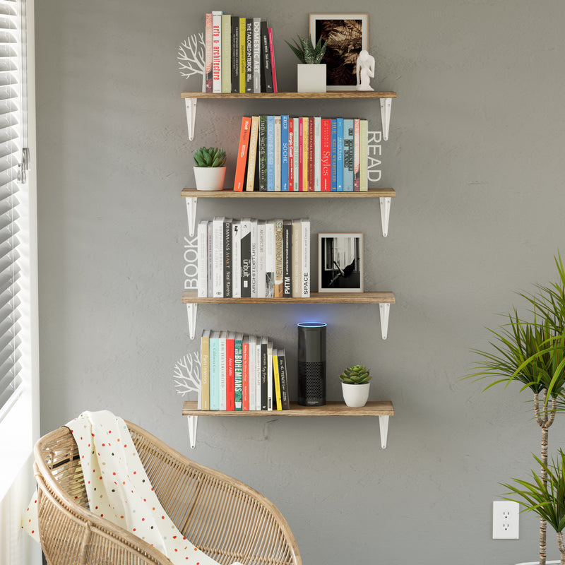 ARRAS Rustic Floating Shelves for Bedroom Storage and Bedroom Decor - –  Wallniture