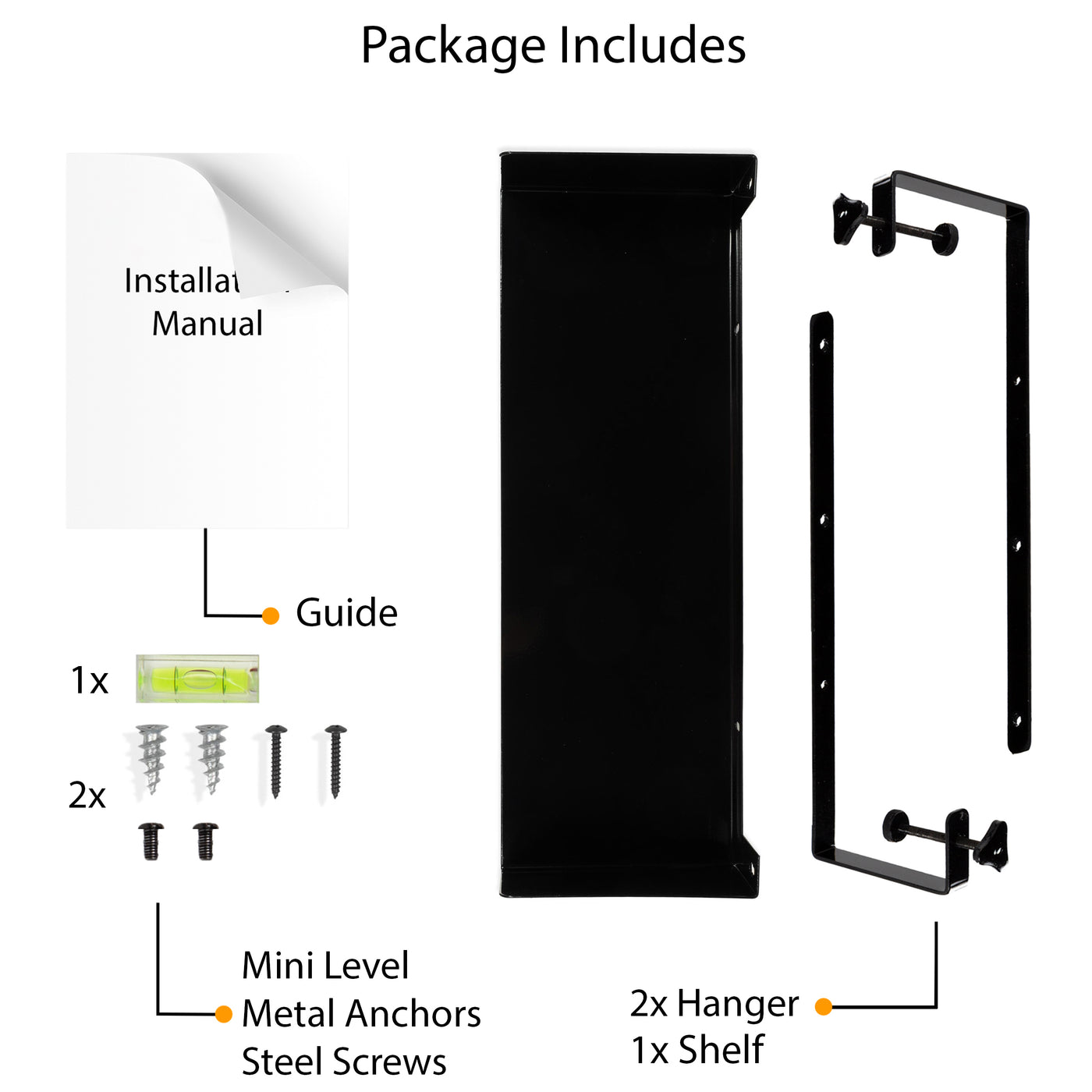 BUROBALI Metal Cubicle Hanging Bookshelf – 17