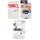 DOTS LISBON Wall File Magazine Holder – 5, 10, 15 Tier – White - Wallniture