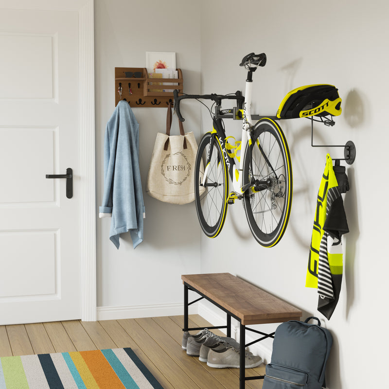 Bicycle Bike Helmet Display Stand Rack Wall Hanger - Metal