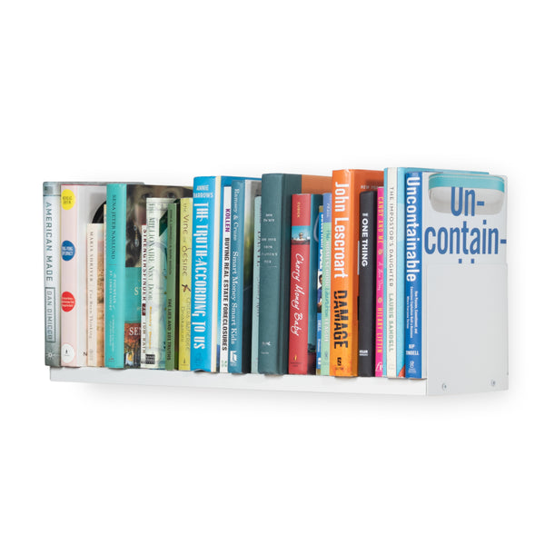 LIBRO Floating Shelves Wall Bookshelf – 24" Length – White - Wallniture