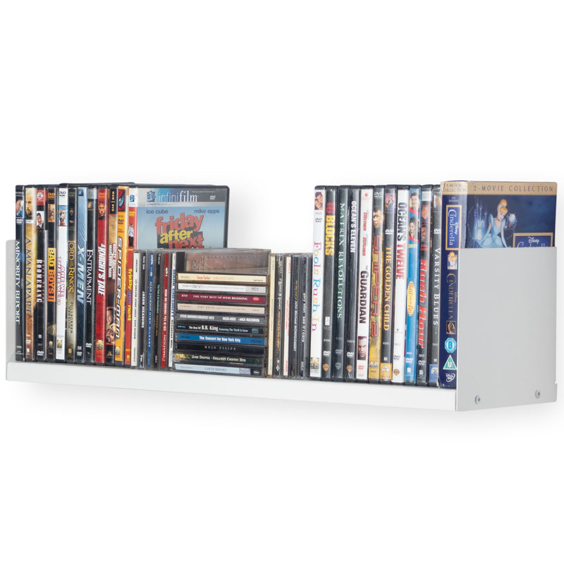 LIBRO Floating Shelves Wall Bookshelf – 24" Length – White - Wallniture
