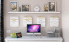 LISBON Wall File Holder  – 3, 6, 9 Tier – White - Wallniture