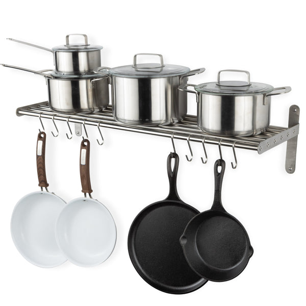 Wallniture Cucina 16 Kitchen Utensil Holder and Pot Organizer with 10 S  Hooks - Bed Bath & Beyond - 33133531