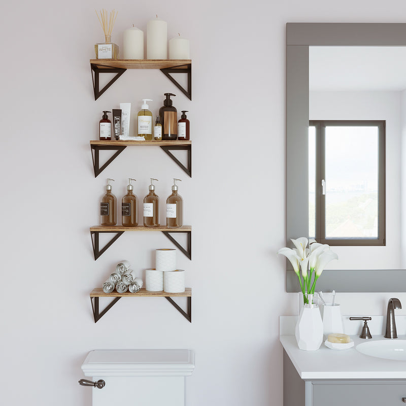 26 Transformative Floating Shelves for Your Bathroom
