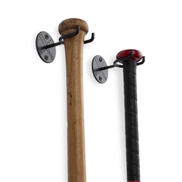 GURU Wall Mount Yoga Mat holder & Foam Roller Rack with Hooks for